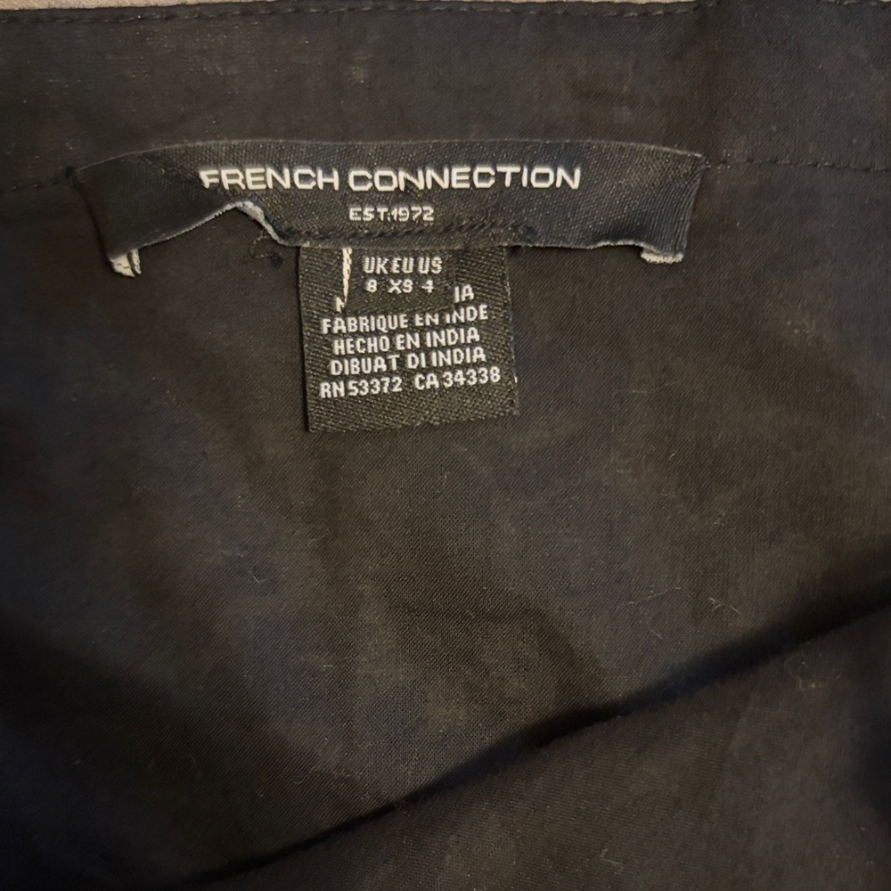 French Connection Cristyn Birdie Linen Wrap Dress | EUC | Sz 4 - Picture 6 of 6